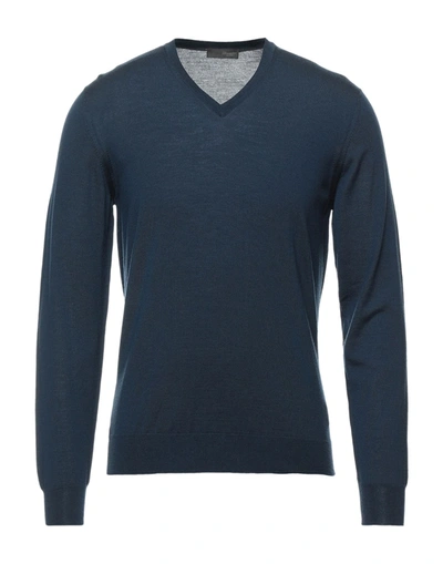 Drumohr Sweaters In Slate Blue