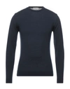 Wool & Co Sweaters In Dark Blue