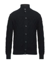 Alpha Studio Cardigans In Dark Blue