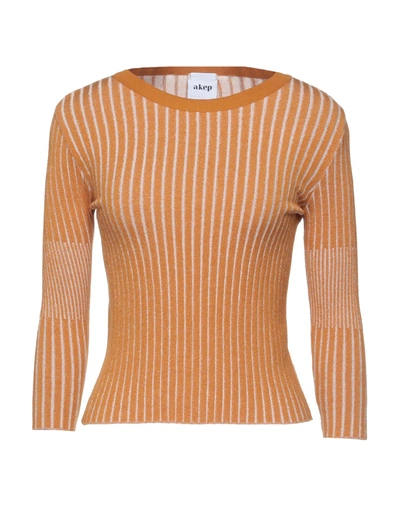 Akep Sweaters In Apricot