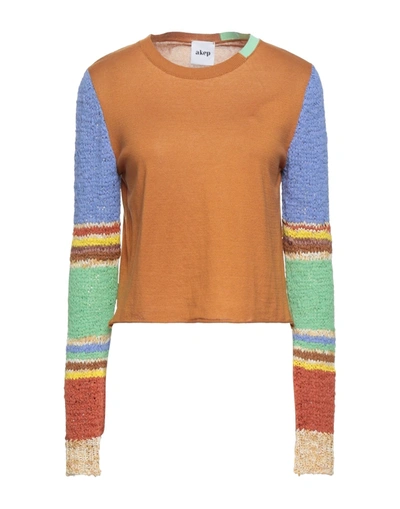 Akep Sweaters In Apricot