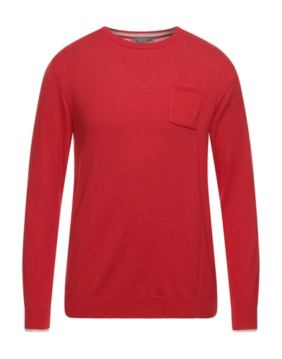 Daniele Alessandrini Homme Sweaters In Red