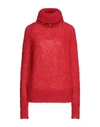 Balmain Turtlenecks In Red