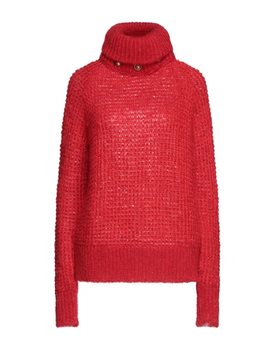 Balmain Turtlenecks In Red