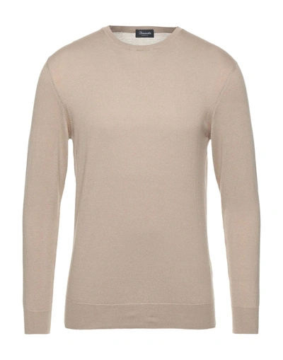 Drumohr Sweaters In Beige