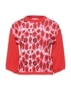 HACHE HACHE WOMAN SWEATER RED SIZE 12 COTTON,14168281WI 7