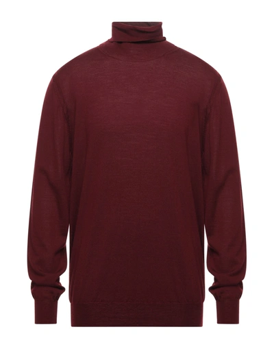 Paolo Pecora Turtlenecks In Maroon