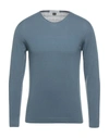 Paolo Pecora Sweaters In Pastel Blue