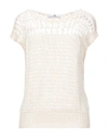 Mr Massimo Rebecchi Sweaters In Beige