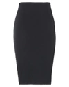 ERMANNO SCERVINO ERMANNO SCERVINO WOMAN MIDI SKIRT BLACK SIZE 4 POLYESTER, ELASTANE,13617076RJ 6