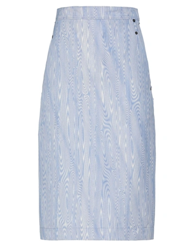 Rochas Midi Skirts In Blue