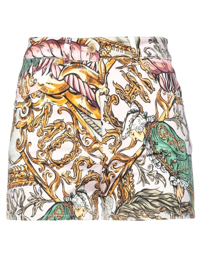 Moschino Woman Shorts & Bermuda Shorts Light Pink Size 6 Cotton, Elastane