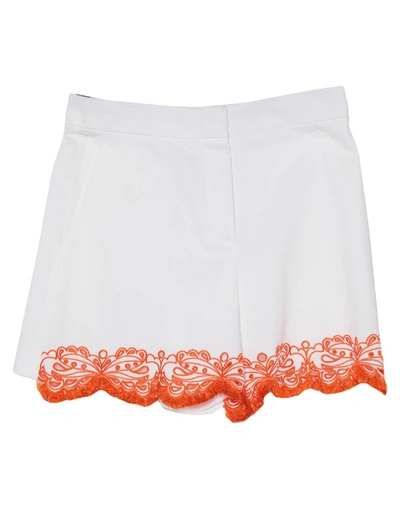 Emilio Pucci Pucci Woman Shorts & Bermuda Shorts White Size 4 Cotton, Elastane