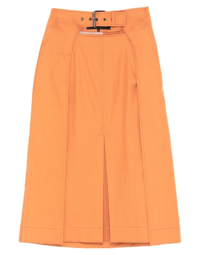Rochas Midi Skirts In Apricot