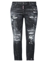 Dsquared2 Mi Cool Girl Stretch Cotton Denim Jeans In Black