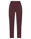 Patrizia Pepe Essential Straight-leg Trousers In Purple