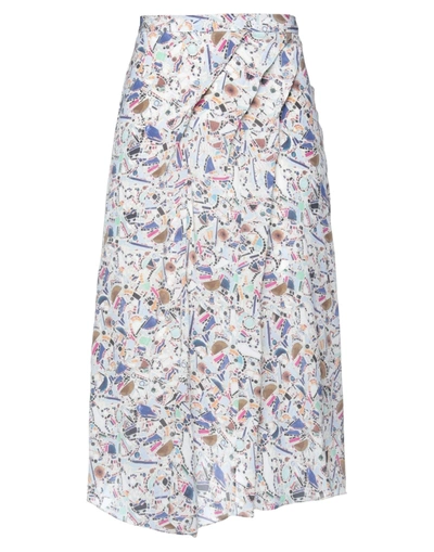 Isabel Marant Midi Skirts In Ivory