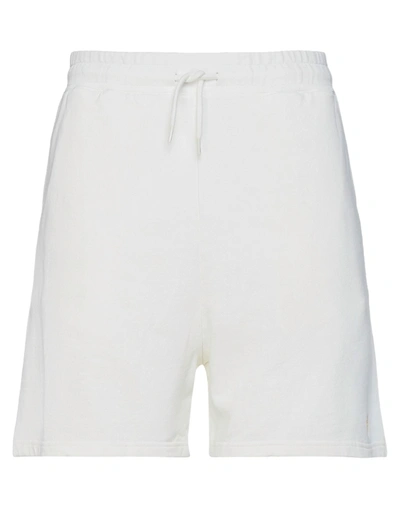 Bel-air Athletics Man Shorts & Bermuda Shorts White Size Xs Cotton In White