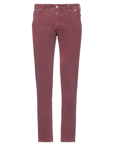 Jacob Cohёn Pants In Maroon