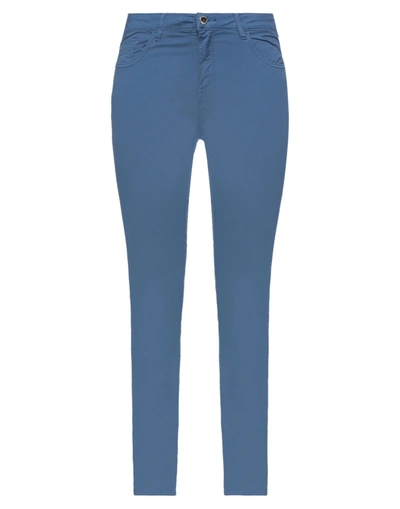 Yes Zee By Essenza Pants In Blue