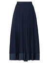 HIGH HIGH WOMAN CROPPED PANTS MIDNIGHT BLUE SIZE 12 RAYON, POLYESTER, NYLON, SILK, ELASTANE,35473784MH 6