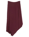 High Midi Skirts In Red