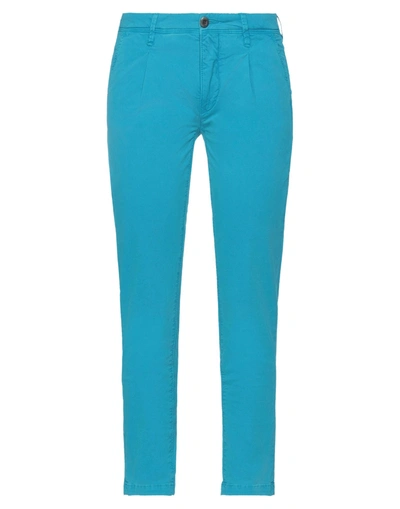 Siviglia White Pants In Blue