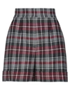 Dolce & Gabbana Woman Shorts & Bermuda Shorts Grey Size 8 Virgin Wool In Grey