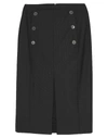 Eleventy Midi Skirts In Black