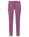 Siviglia White Pants In Purple