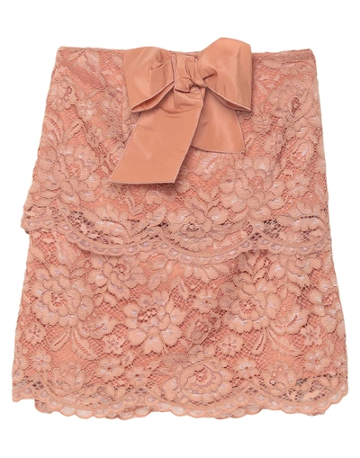 Elisabetta Franchi Midi Skirts In Pastel Pink