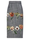 Dolce & Gabbana Midi Skirts In Black