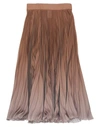Dolce & Gabbana Midi Skirts In Brown