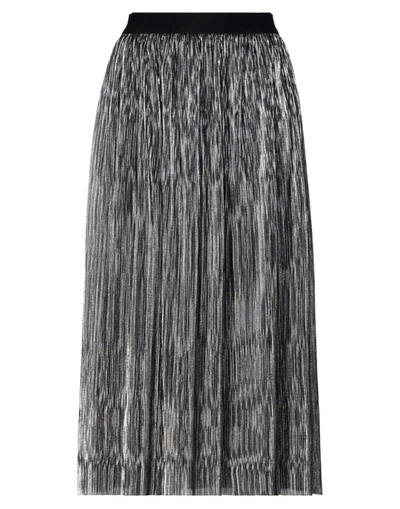 Steffen Schraut Midi Skirts In Silver