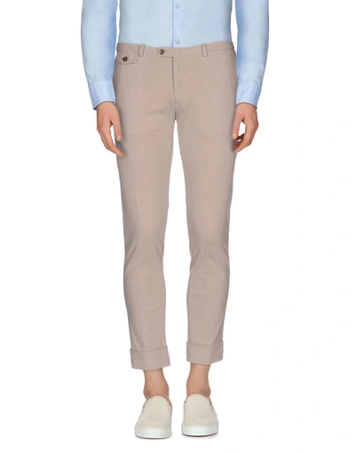 Paolo Pecora Cropped Pants In Beige
