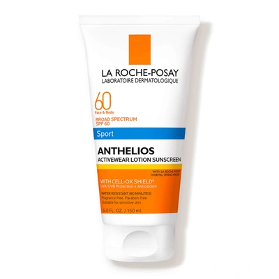 La Roche-posay Anthelios Spf 60 Body And Face Sunscreen Lotion With Vitamin E And Antioxidants 5 Fl.oz