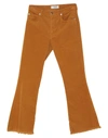 People (+)  Woman Pants Ocher Size 27 Cotton, Viscose, Elastane In Yellow