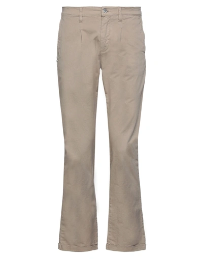 Grey Daniele Alessandrini Pants In Beige