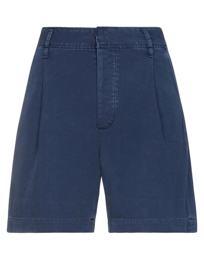 Polo Ralph Lauren Woman Shorts & Bermuda Shorts Midnight Blue Size 8 Cotton