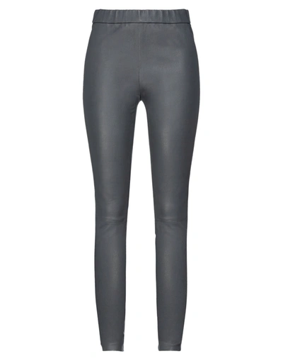 Helmut Lang Black Leather Leggings