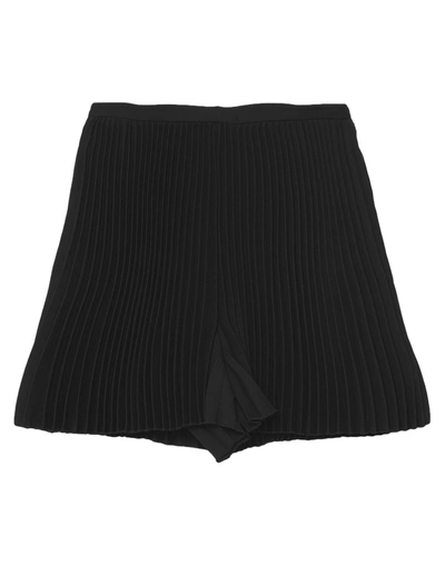 Valentino Garavani Woman Shorts & Bermuda Shorts Black Size 6 Virgin Wool, Silk