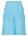 Chiara Ferragni Woman Shorts & Bermuda Shorts Turquoise Size S Polyester In Blue