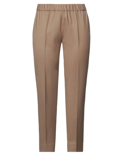 D-exterior Pants In Beige