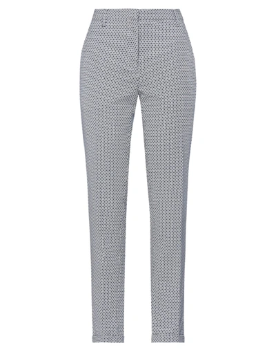 Siviglia White Pants In Blue