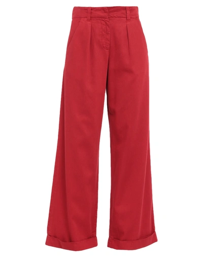 My Twin Twinset Pants In Red