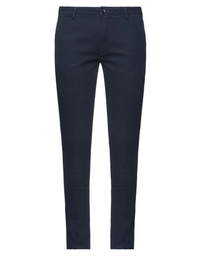 Yan Simmon Pants In Dark Blue