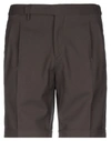 Briglia 1949 Man Shorts & Bermuda Shorts Brown Size 32 Virgin Wool