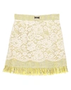 Elisabetta Franchi Mini Skirts In Yellow