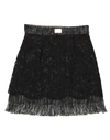 Elisabetta Franchi Mini Skirts In Black