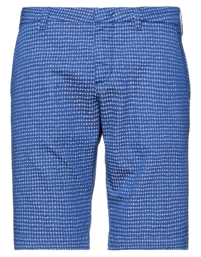 Entre Amis Man Shorts & Bermuda Shorts Blue Size 32 Cotton, Polyester, Elastane